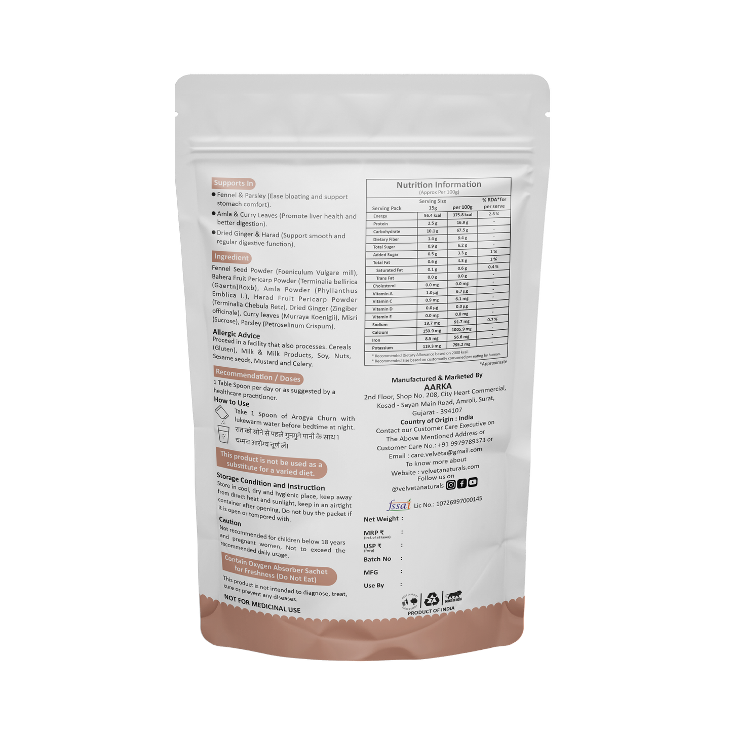 Arogya Churn-“A Trusted Formula for Digestive Comfort, Reduced Bloating & Natural Regularity”
