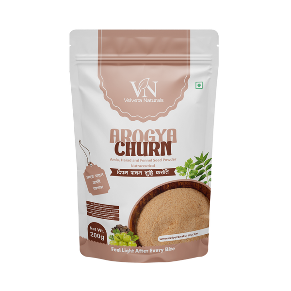 Arogya Churn-“A Trusted Formula for Digestive Comfort, Reduced Bloating & Natural Regularity”