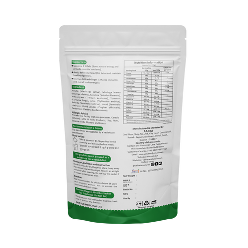 B12 SuperFood Powder-Supports Energy Levels, Digestive Health & Vitamin B12 Balance