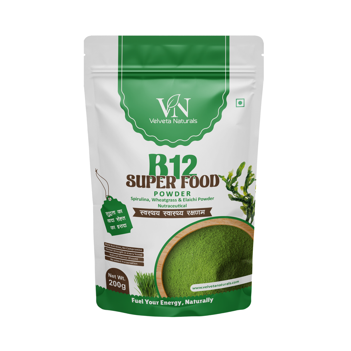 B12 SuperFood Powder-Supports Energy Levels, Digestive Health & Vitamin B12 Balance